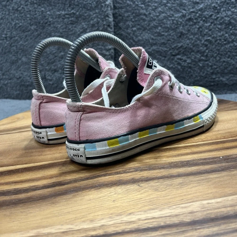 Converse Pink‎ Sunflowers Casual And Fashion Women's Size 5 Sneakers Shoes
